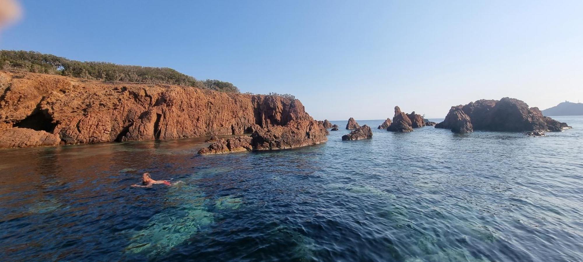 Agay Cap Esterel Le Hameau F2 Clim Plein Sud Dernier Etage Magnifique Vue Mer Сен-Рафаэль Экстерьер фото