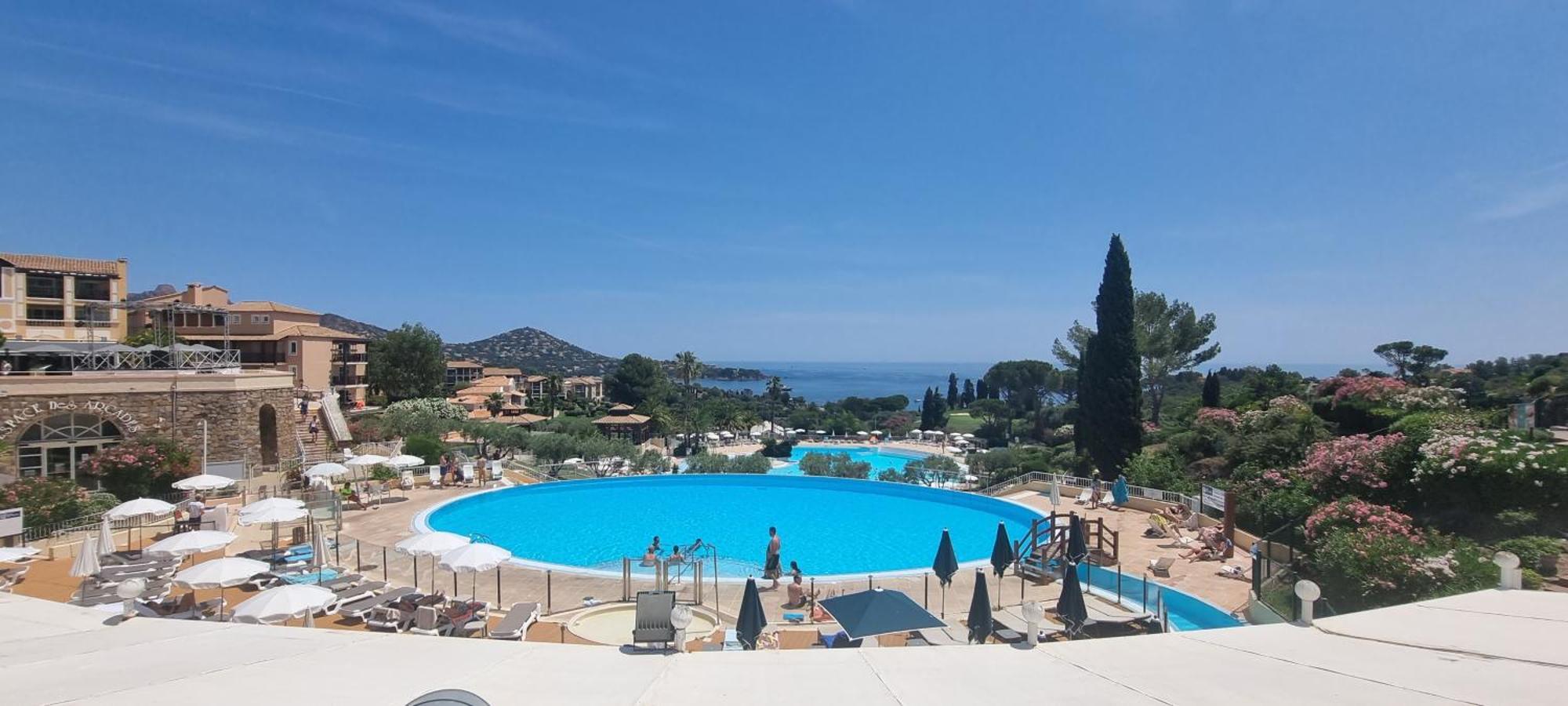 Agay Cap Esterel Le Hameau F2 Clim Plein Sud Dernier Etage Magnifique Vue Mer Сен-Рафаэль Экстерьер фото